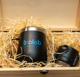 Image of the gift that participants in the coffee with shareholders event receive.