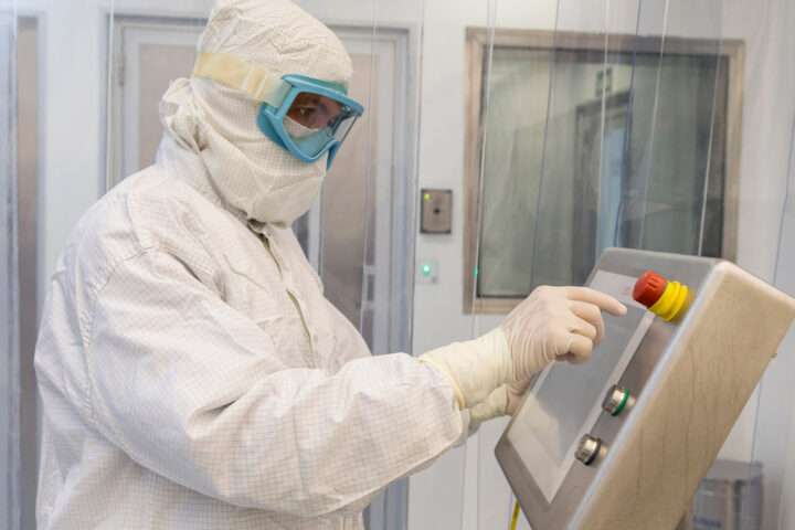 Collaborator image in the factory area