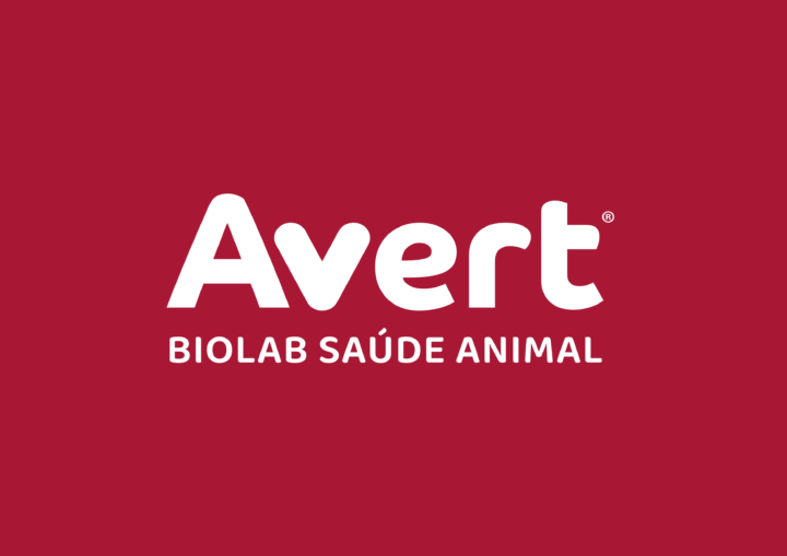 Avert brand logo with red background
