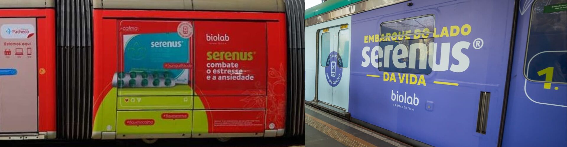 Biolab, Grupo DPSP e Eletromidia levam serenidade ao transporte público com campanha de Serenus